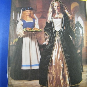 Renaissance, Medieval Costume Pattern - Uncut - Sizes 10/12/14 - McCall&#39;s 2242