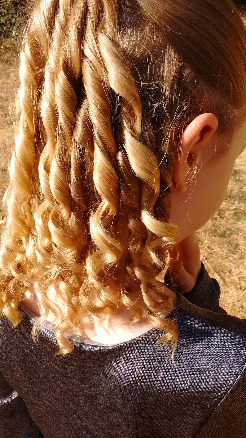 No Heat Curls Short Hair Nutcracker Victorian Rag Curl Etsy