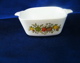 Vintage Corning Ware - Spice of Life - Like New -(P-43-B) Casserole 2 3/4 Cup Dish -see photos and description