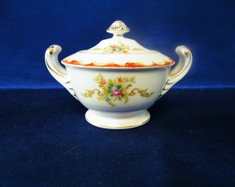 vintage Aladdin Fine China - sucrier Wembley - bon état - voir photos et description