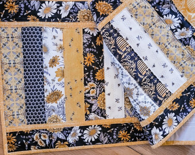 Spring and Summer Quilted Table Runner, Runner for Kitchen Island ...