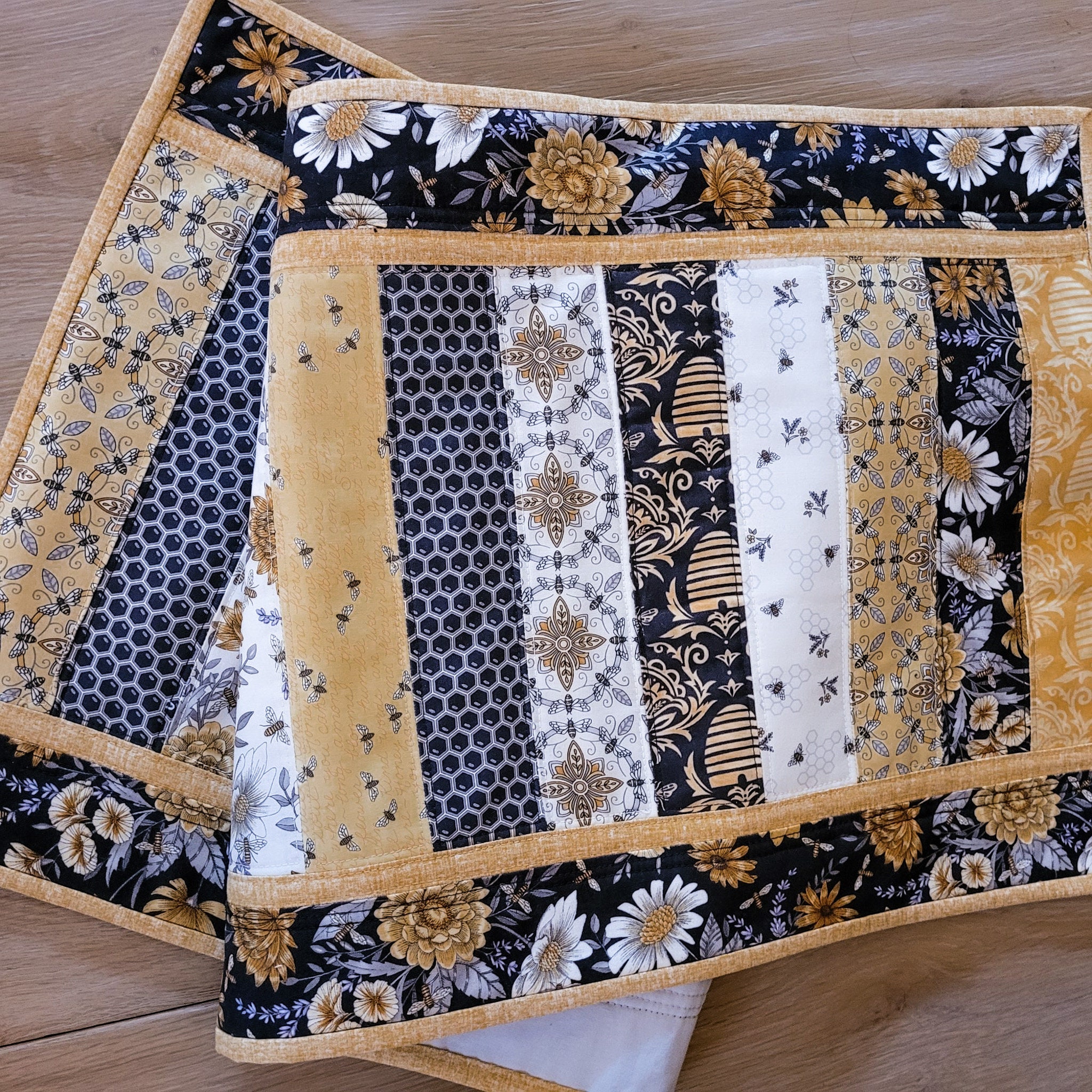 Spring and Summer Quilted Table Runner, Runner for Kitchen Island ...