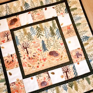 Forest Waltz Quilted Table Topper NCU0NTV130