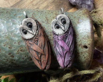 Owl Spirit Animal Necklace. Shamanic Animal Totem Necklace - Choose Which Necklace (Free Shipping)