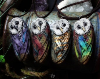 Owl Spirit Animal Necklace. Shamanic Animal Totem Necklace - Choose Which Necklace (Free Shipping)