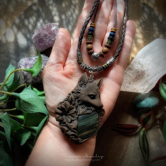 Fox Spirit Animal Shamanic Animal Totem Necklace (free