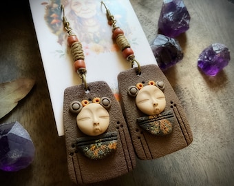 Boho Earrings. Light Weight Dangle Earrings.