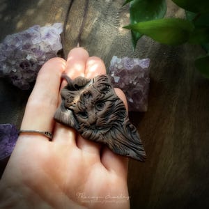 Warrior Spirit Necklace - Arrow Head Necklace Handcrafted in Clay (Free Shipping)