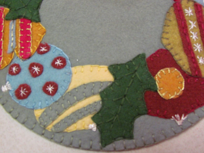 PATTERN Vintage Christmas Ornaments Wool Applique' Etsy