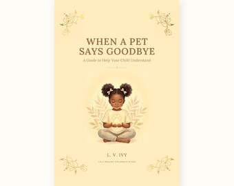 Cuando una mascota se despide / Libro infantil sobre la pérdida de una mascota / Cuaderno de trabajo y páginas para colorear imprimibles sobre el duelo