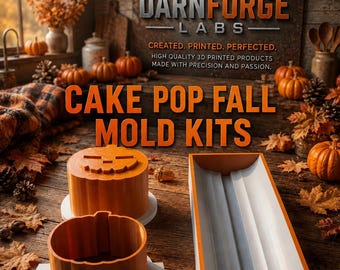Fall Cake Pop Molds | Ghost, Candy Corn, Pumpkin Baking Kit