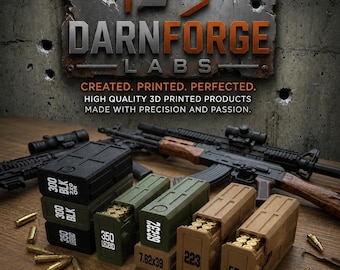 Stackable 20-Round AR Ammo Box | Multiple Calibers (3D Printed)