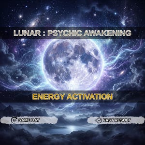 Psychic Awakening with Lunar Energy | Activation, Meditation & Frequency Audio