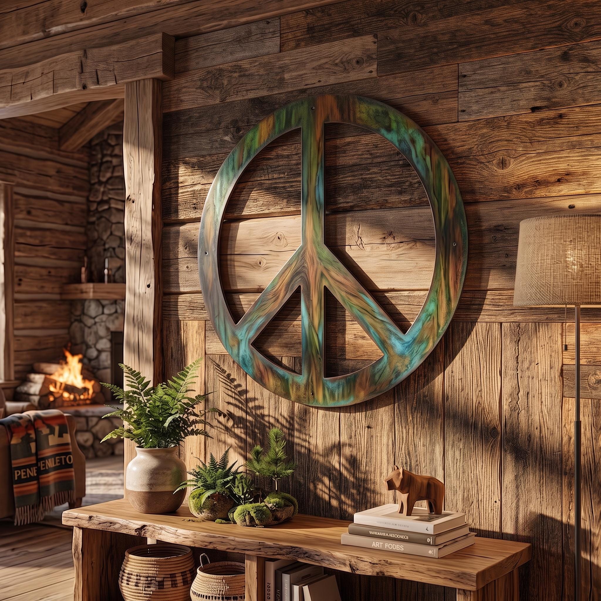 Peace Symbol for Wall - Etsy
