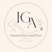 InsanelyGoodArt store logo