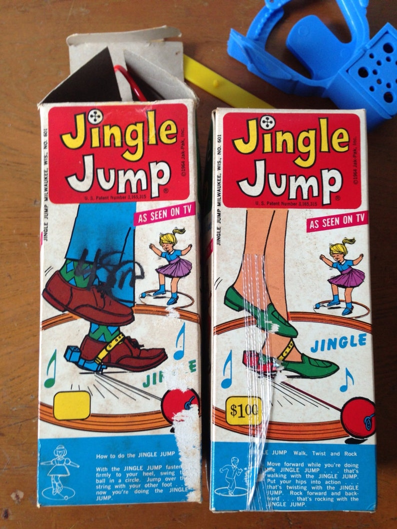 Vintage Jingle Jump Plastic Toys As Seen on TV Etsy