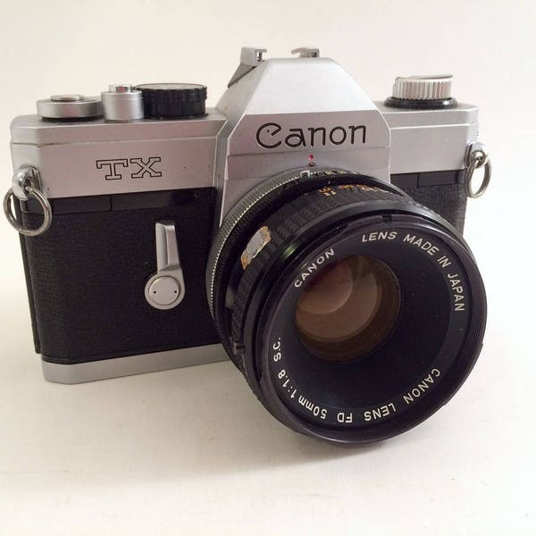 Canon TX 35mm Film Camera with Canon 50mm Lens