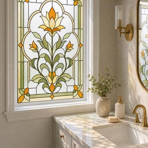 Fensterfolie jugendstil