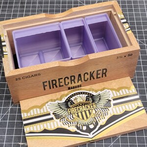 Firecracker Gridfinity Customized Cigar Box