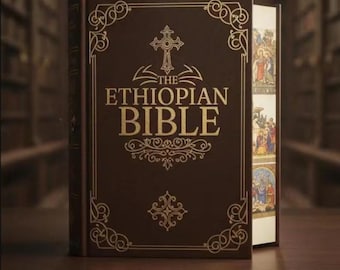 Bible éthiopienne complète : 88 livres, Hénoch, Jubilés, édition reliée illustrée