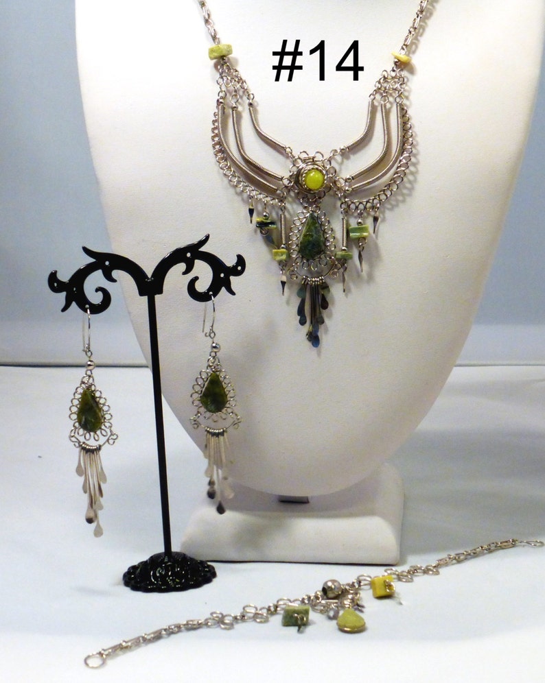 Necklace sets, Renaissance jewelry, 5 to choose from semi precious stones all 10.00 ea. image 4