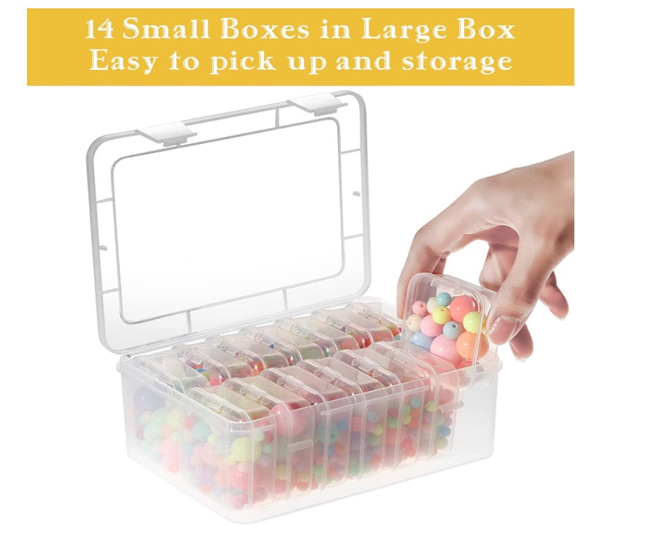 Custom Bead Organizer With Lid for Bead Embroidery, Seed Bead