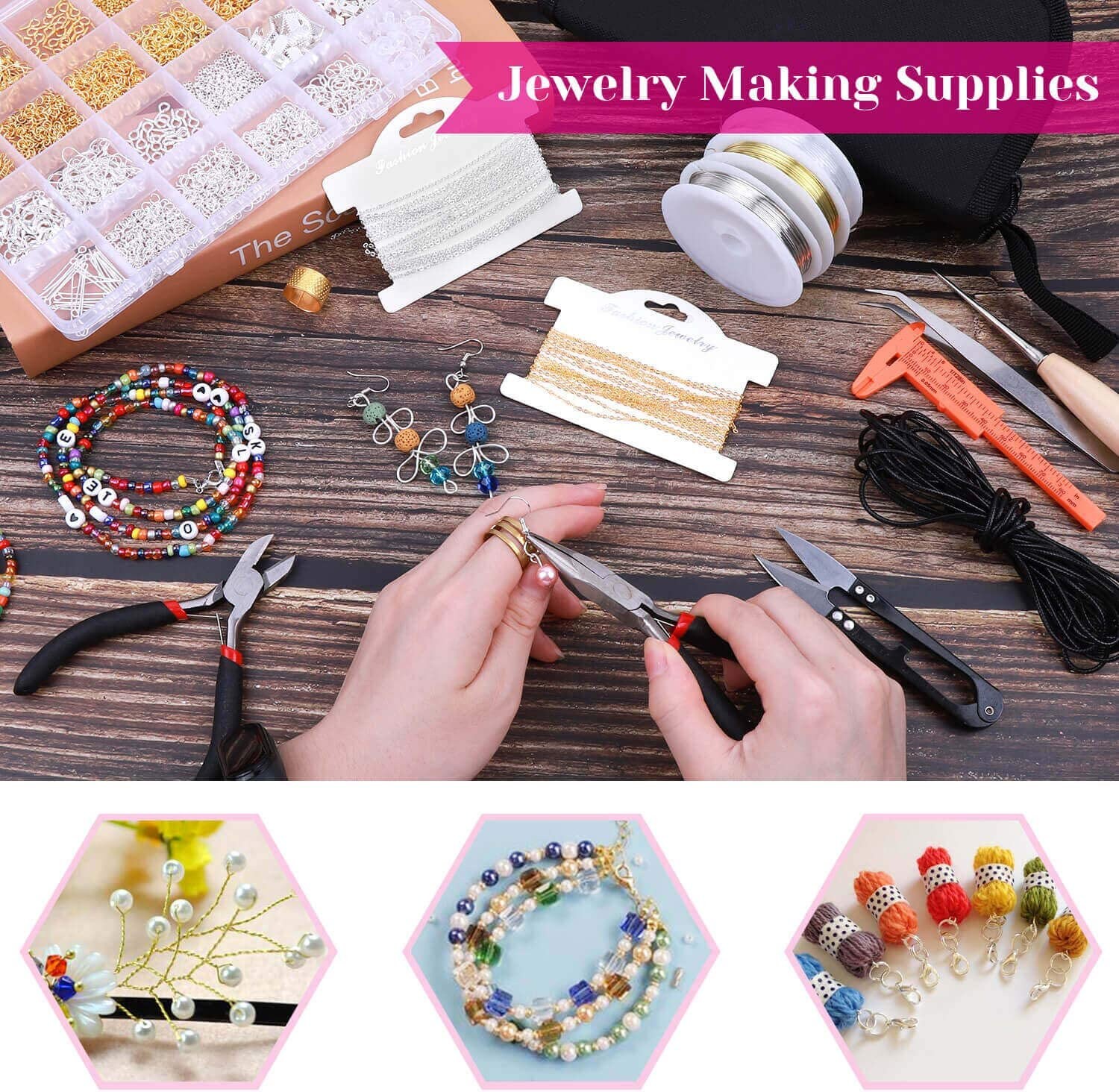 Jewelry Making Kit for Jewelry Making Supplies Kit With Jewelry Repair