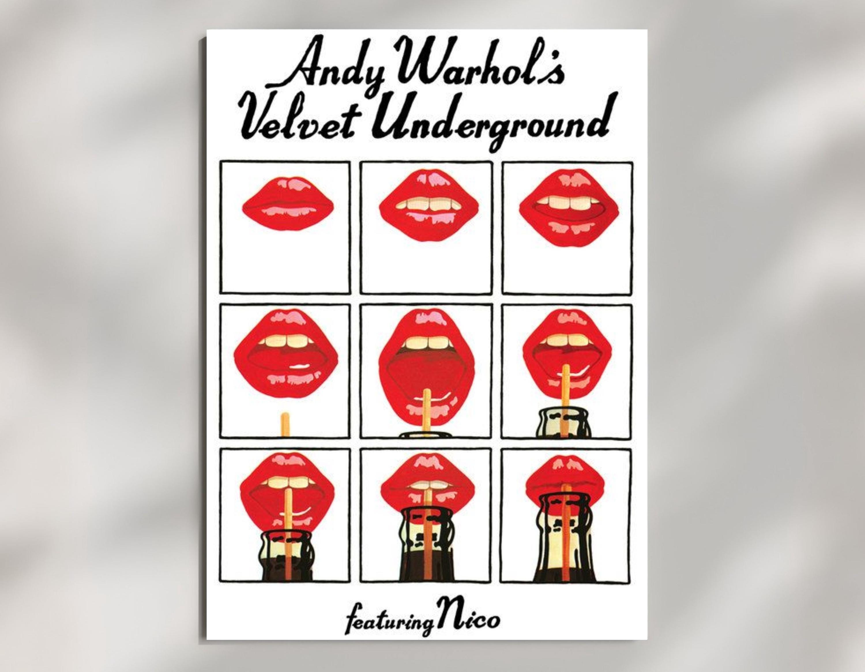Velvet Underground Poster Lips - Etsy