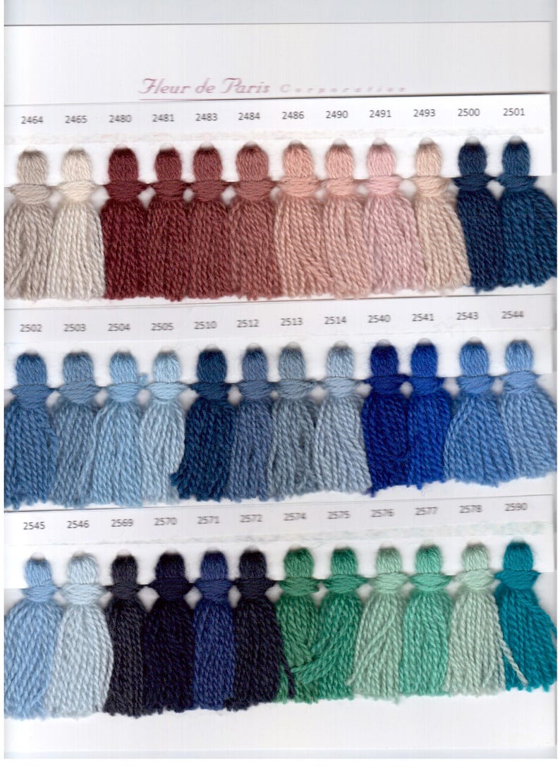 Anahera Persian Type Needlepoint Wool 45 Yard Skein Etsy