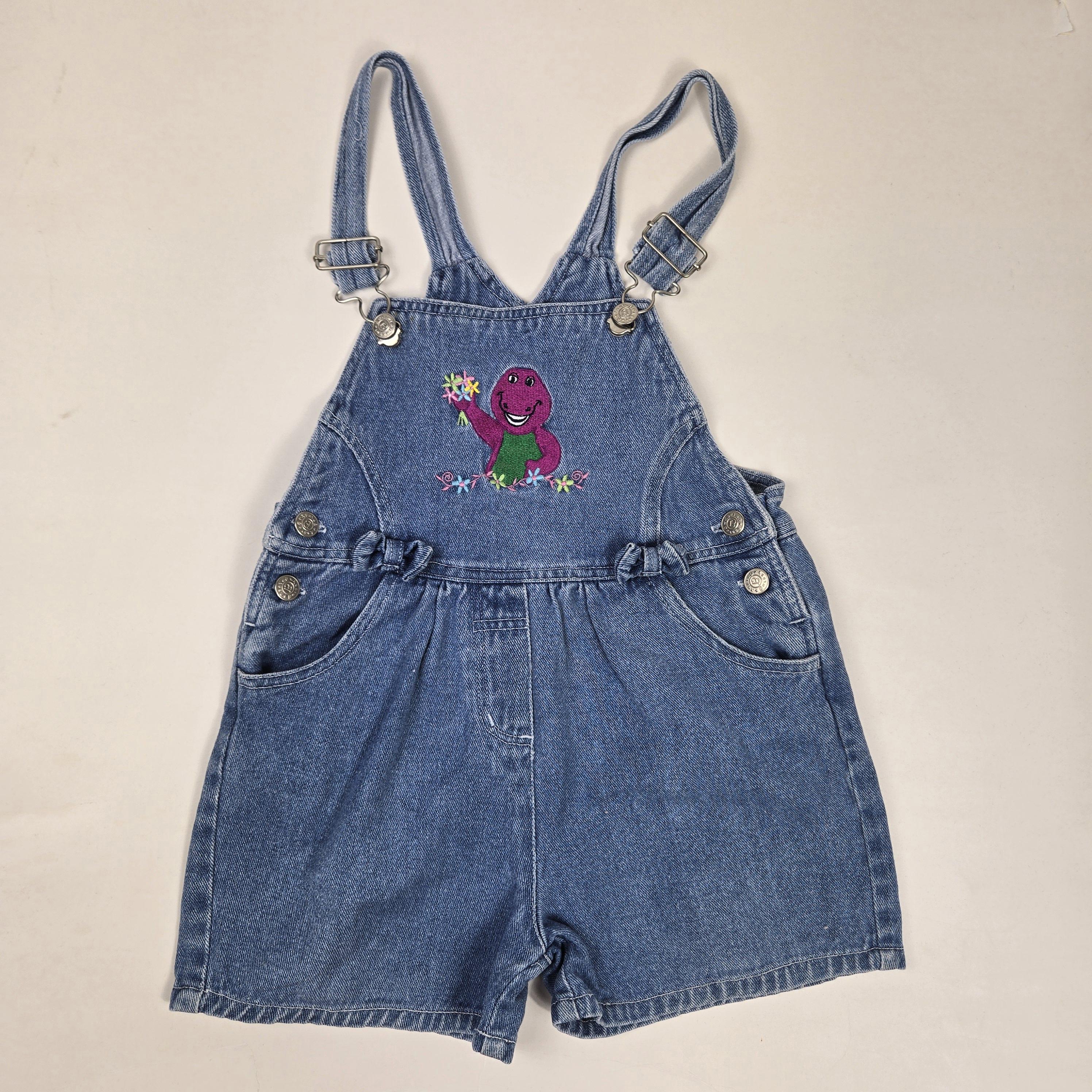 Barney Overalls - Etsy