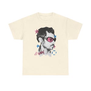 Harry Styles Shirt,Kiss All The Time Graphic Tee,Disco Occasionall Inspired Tee Double Sided Shirt,Concert Fan Gift,Unisex Vintage Style Tee Natural
