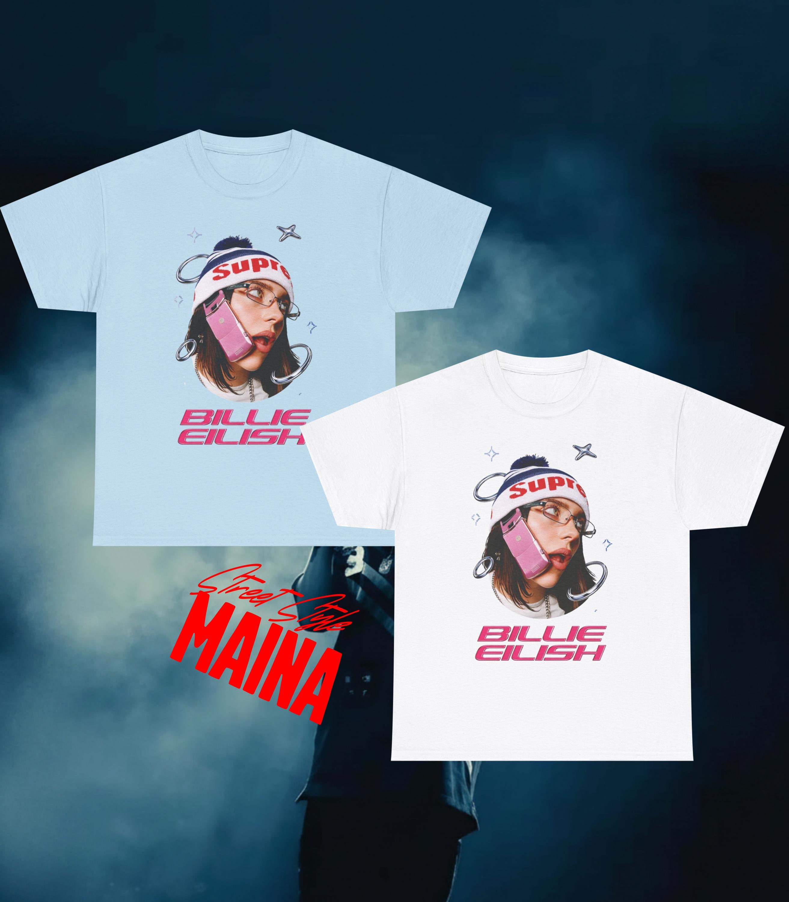 Billie Eilish Graphic Tee - Etsy