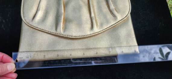 RARE FIND LUX Gold Vintage Clutch Great Condition - image 7