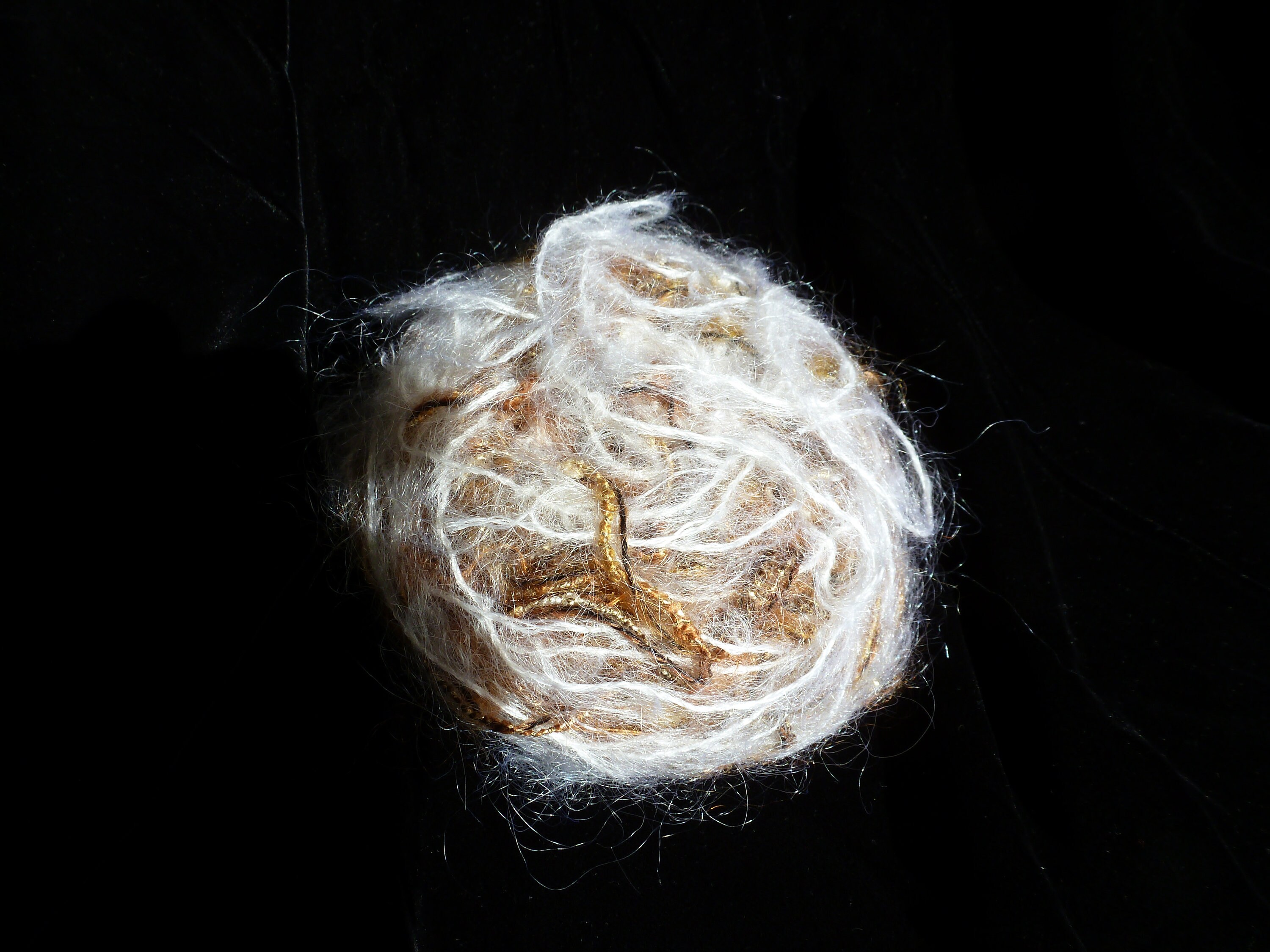 Handmade Yarn Bird Nest Craft Supply or Gift
