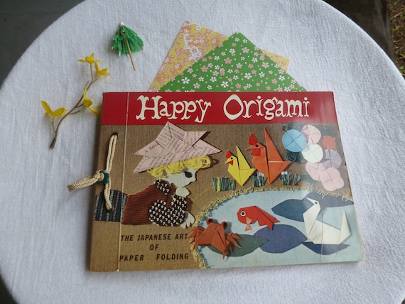 SALE! Vintage Happy Origami The Japanese Art of Paper Folding Tasuo Miawaki 1960 Very Good Condition