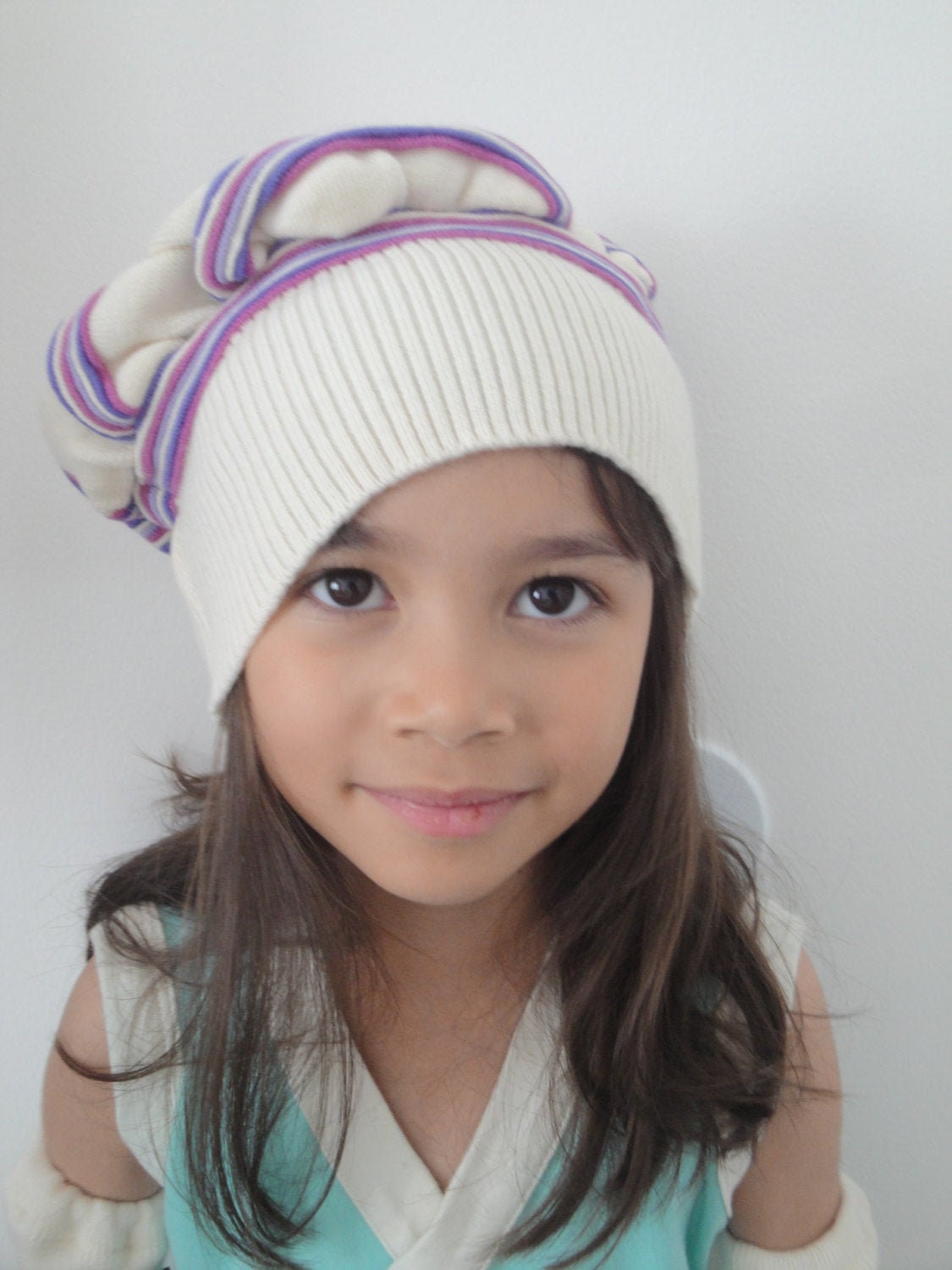 Wool Hat and Arm Warmer Set