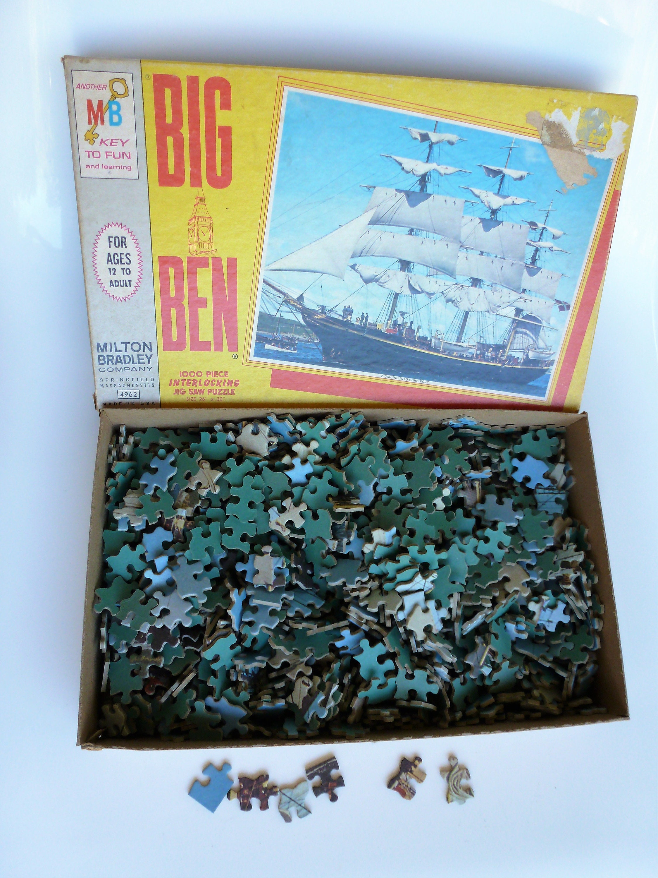 Vintage Milton Bradley Jigsaw Puzzle 1000 Pieces