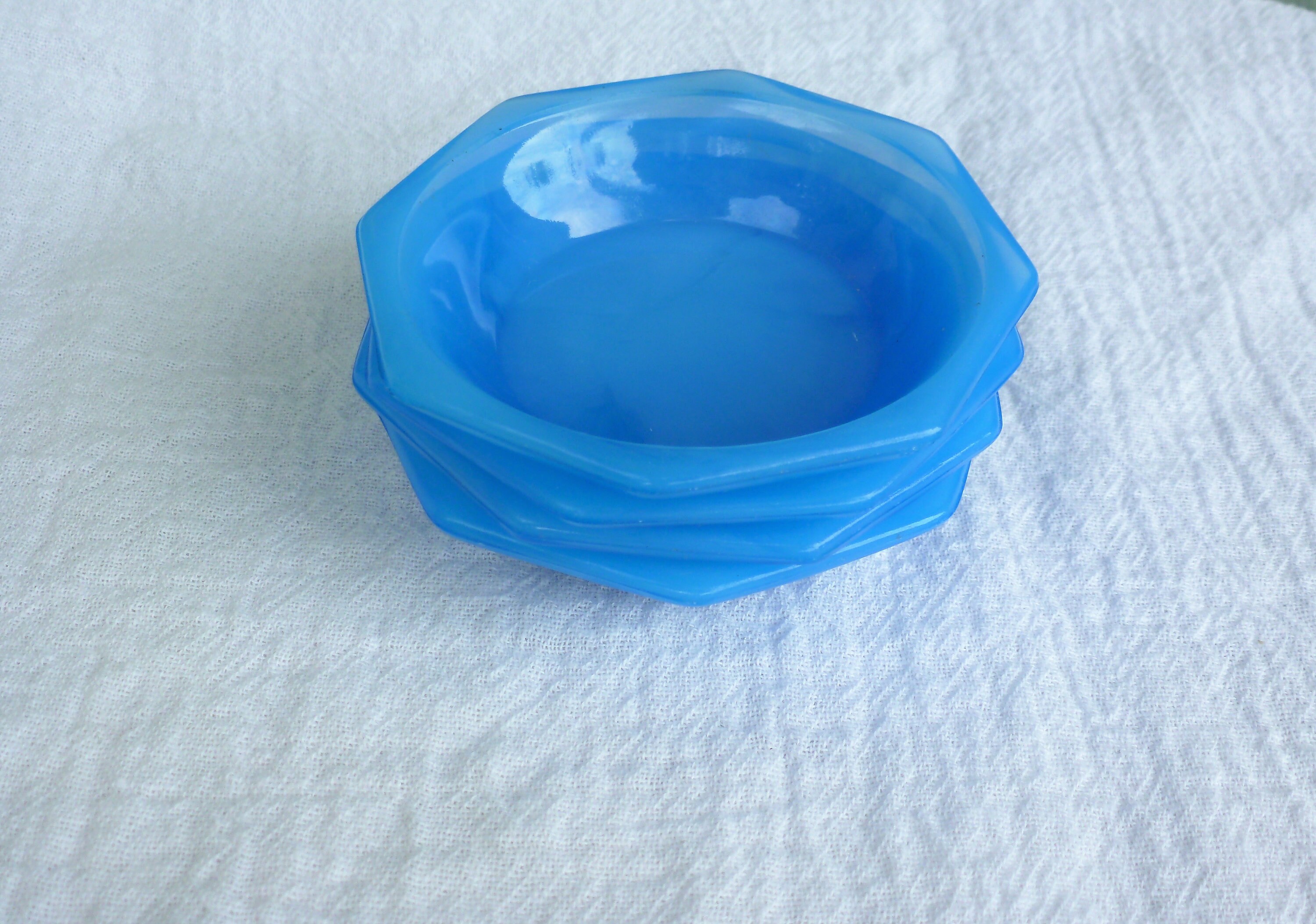 Very Rare Find! Art Deco Akro Agate Children's Tea Set Cobalt Blue ...
