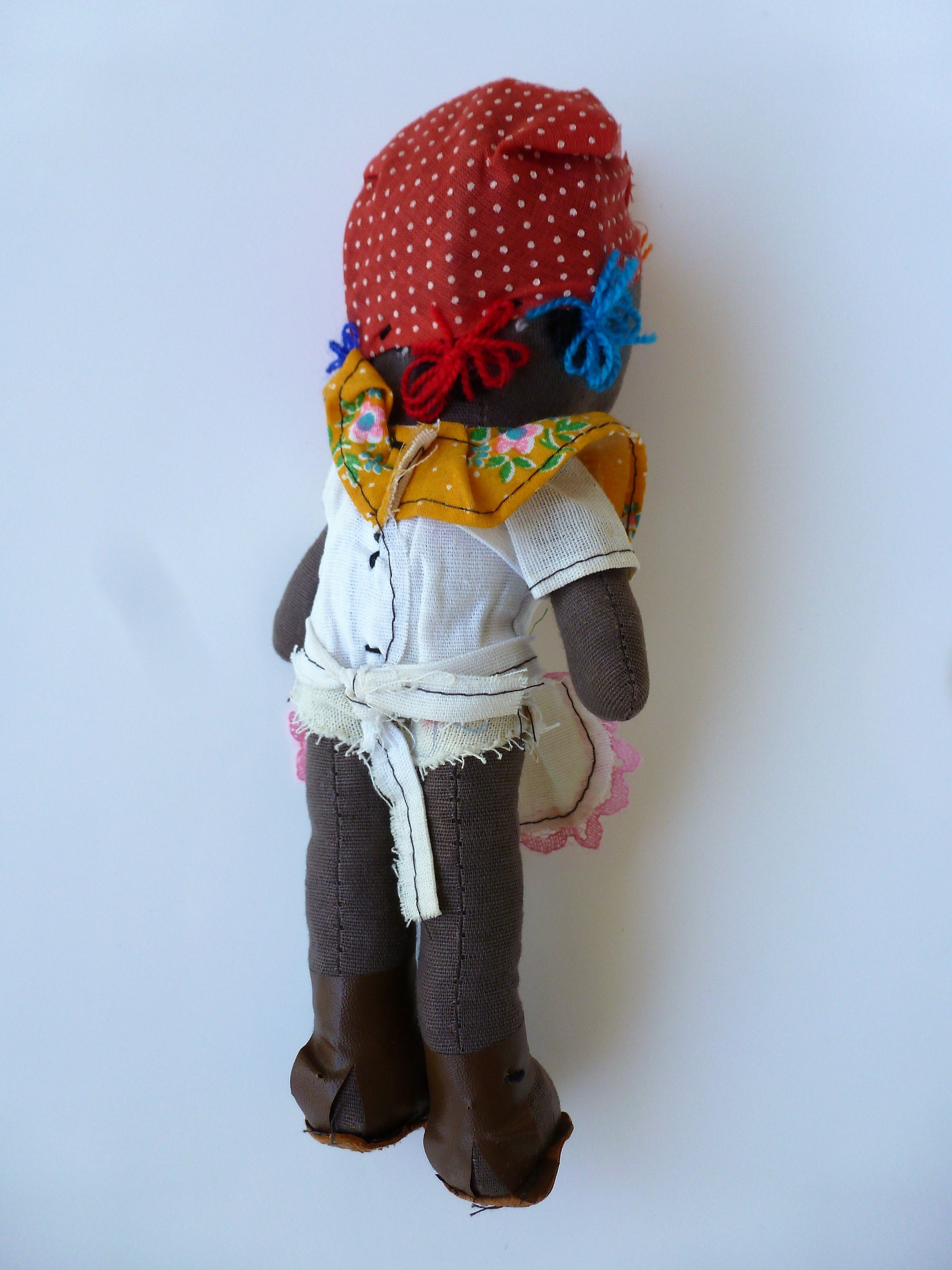 Rare Vintage Mexican Souvenir Folk Art Rag Doll