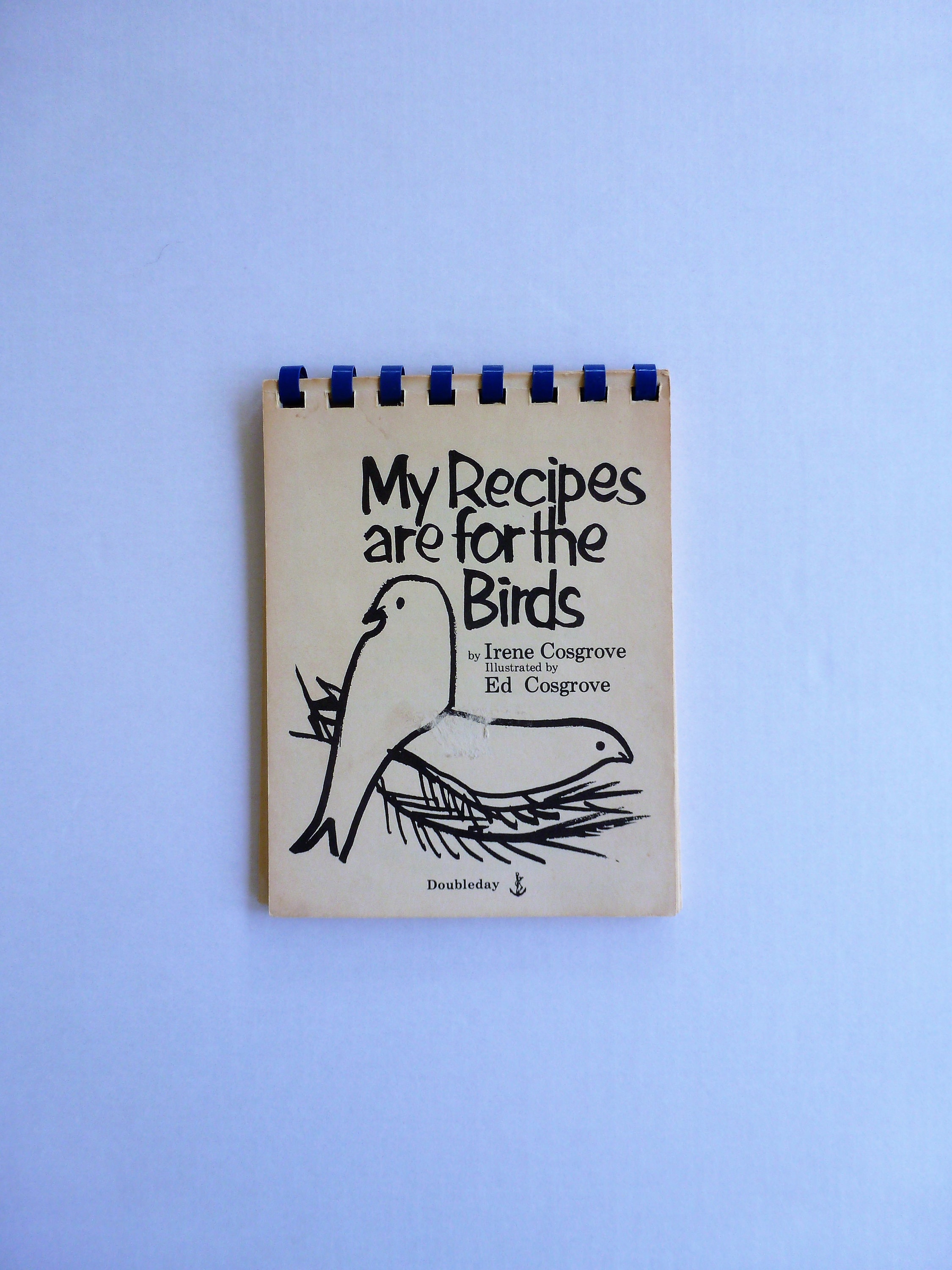 Vintage Bird Food Recipe Book Cosgrove