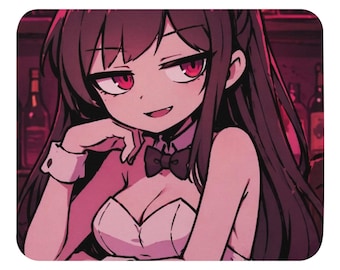 Noir Portrait Mouse Pad | Cute Anime Desk Accessory | TOKYO FREQUENCY