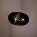 Diopside: 4.90ct Black Four Ray Star Oval Cabochon Gemstone Natural Asterism Gem Mineral DIY Gold Silver Smith Jewelry Design Supplies 20859