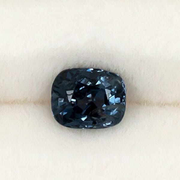 1.10ct Blue Spinel Gemstone, USA Seller, Cushion Shape Natural Gemstone from Burma, Necklace & Ring Size, Natural Jewelry Making Supply