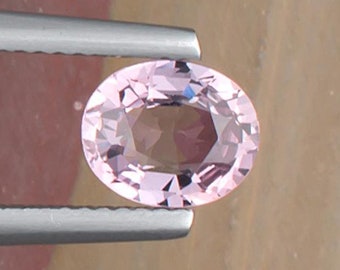 1.42ct Pink Spinel Gemstone, 7.71x6.41x3.62mm, Oval Shape Stone, Loose Natural Gem from Burma, Handmade Jewelry Supply for Rings & Necklaces