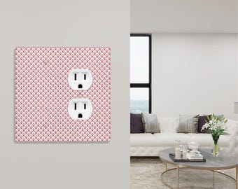 Tapa para interruptor de 2 vías y 1 dúplex Kanokoshibori
