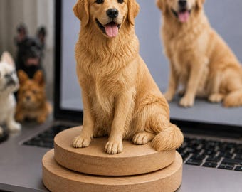 Personalisierte Haustierfigur nach Foto, individuelle Hunde- und Katzenstatue, 3D-gedruckte Haustierreplik, einzigartiges Geschenk für Tierliebhaber, Erinnerungsstück