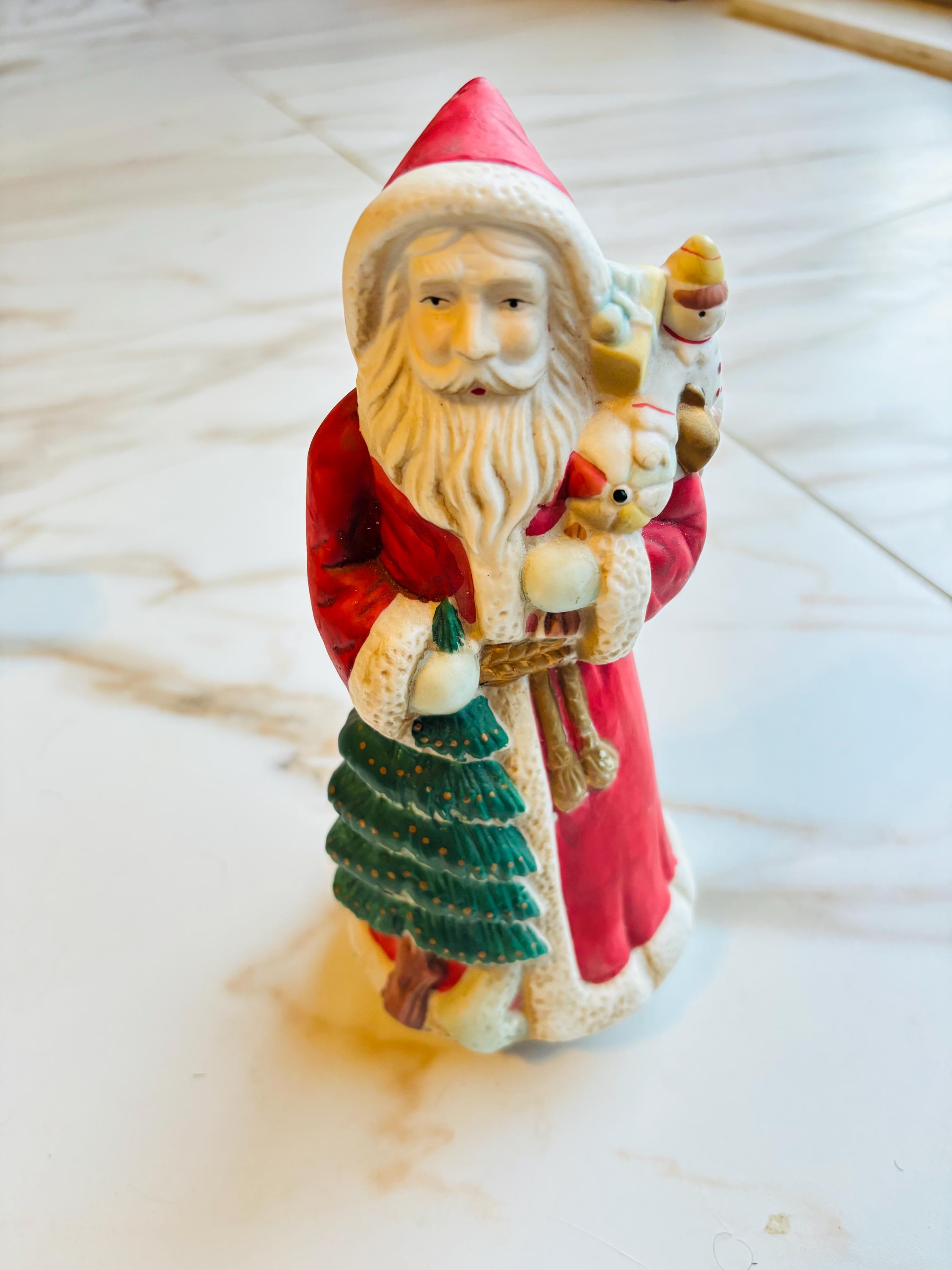 Santa porcelain music box - Etsy 日本