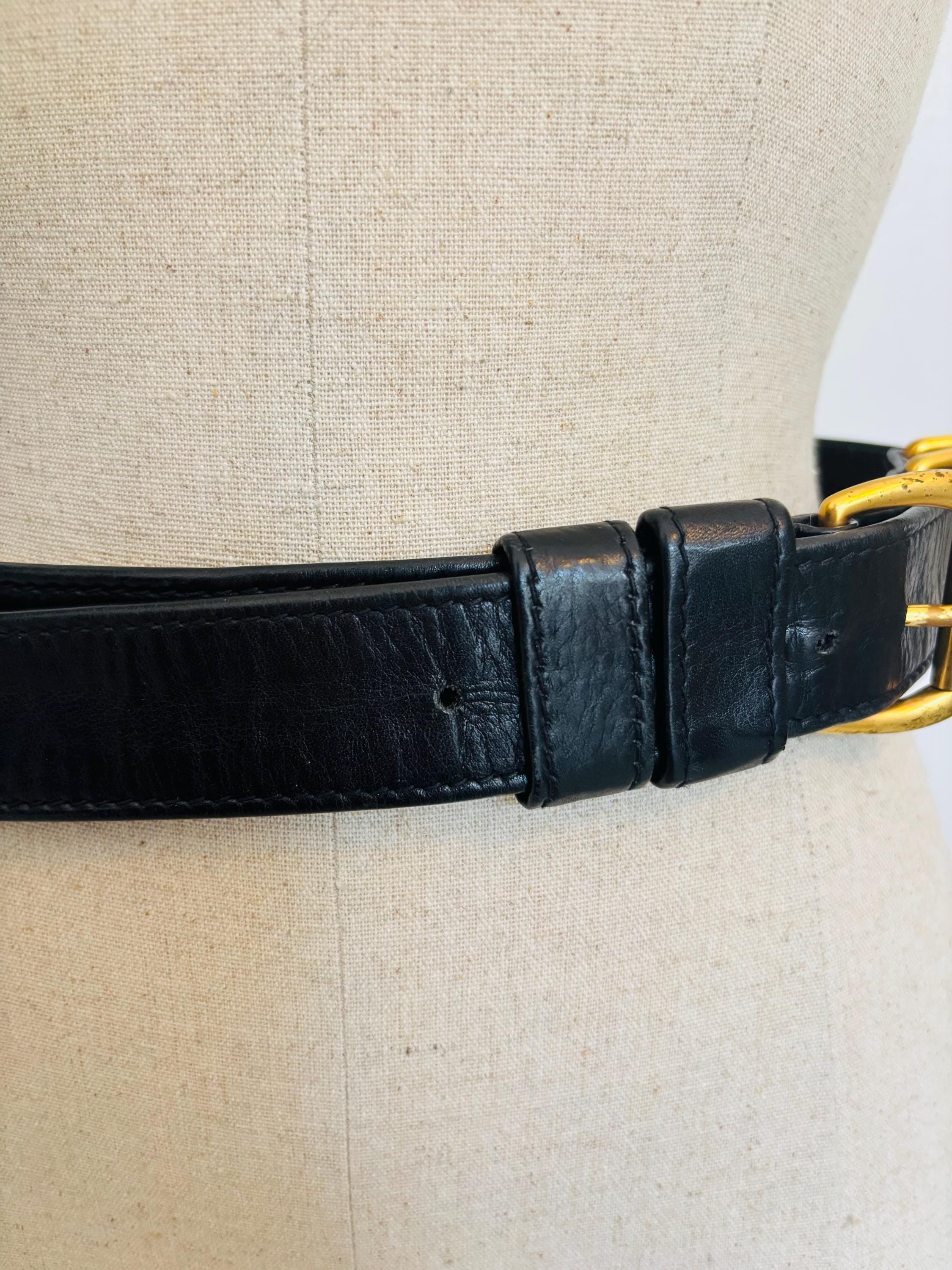Vintage Robert Lee Morris Black Leather Belt Robert Lee Morris Belts for Women for sale | eBay main image 4
