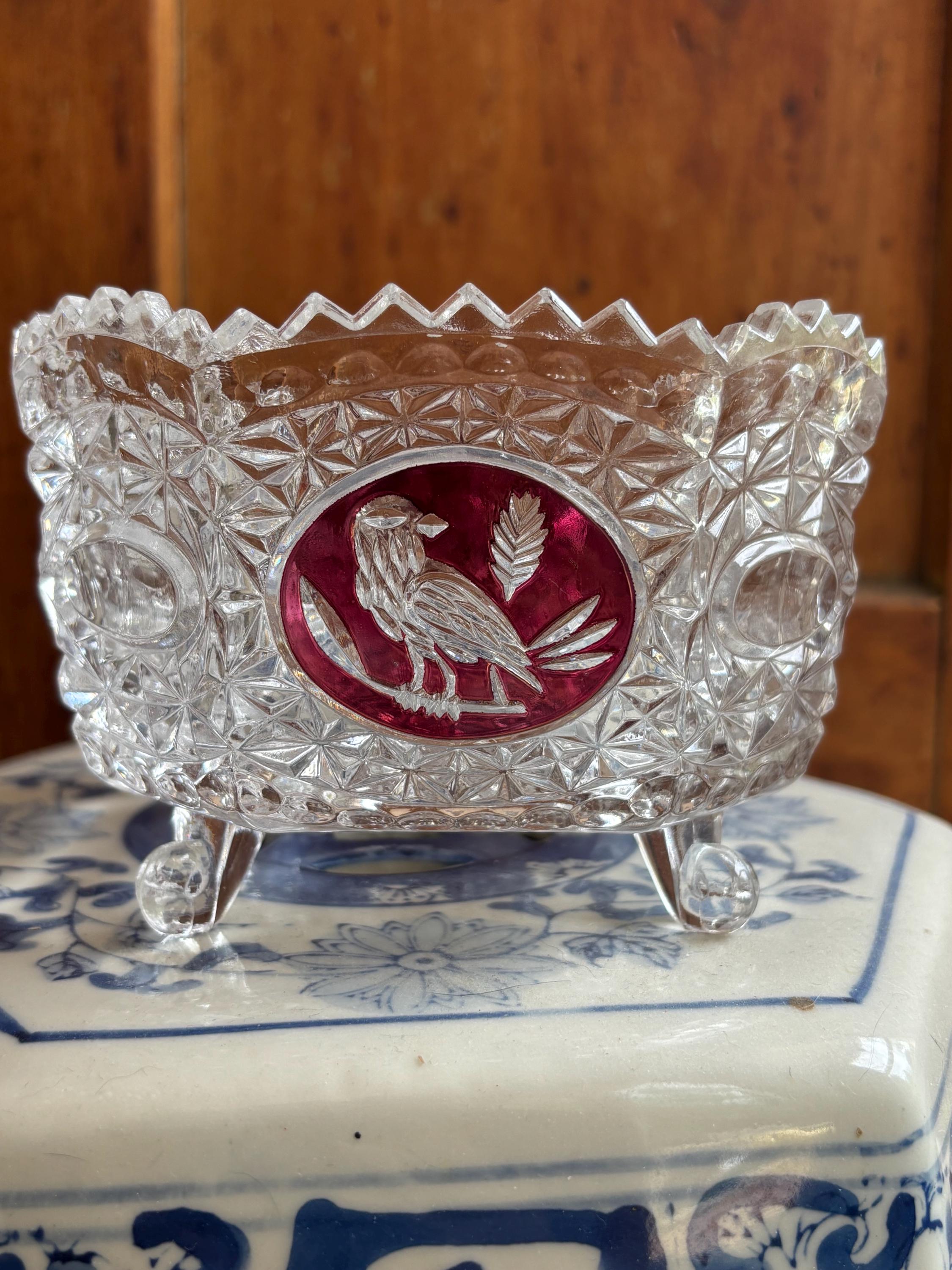 Hofbauer german red bird crystal - Etsy 日本