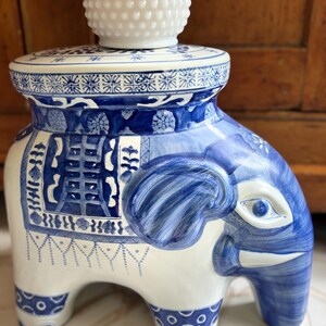 Delft Blue Elephant - Etsy